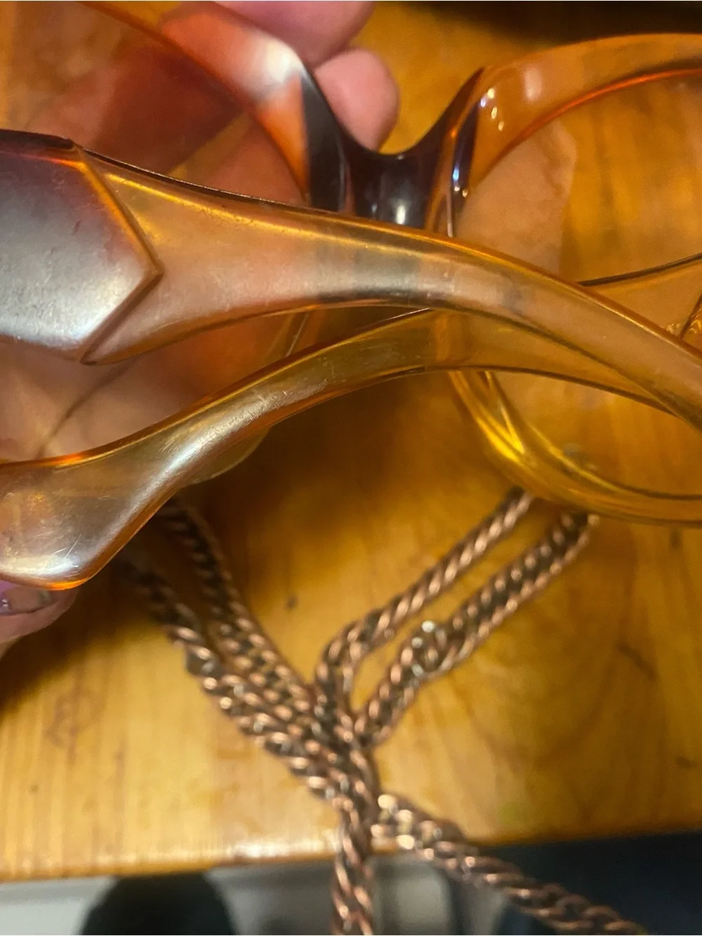 Yves Saint Laurent Brown Tortoiseshell Sunglasses